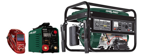 Generador 3000w Enc Elec+soldadora Sp130 E6013/7018+careta E