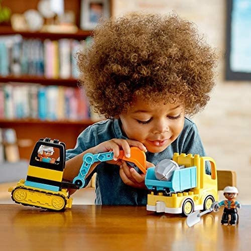 Lego Duplo Town Truck & Excavadora De Orugas Vehículo De Con