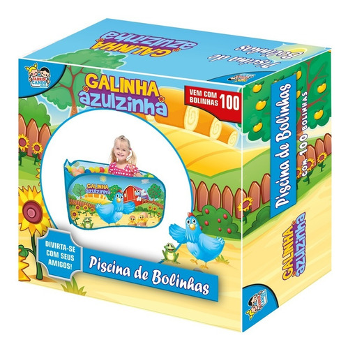 Piscina Bolinha Galinha Azul Pintadinha Diversão Garantida