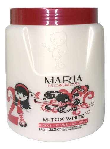 Botox blanco con formaldehído M-tox de Maria Escandalosa, 1 kg