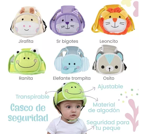 shallyong Casco Bebe Golpes, 2 Piezas Protector Cabeza Bebe Golpes