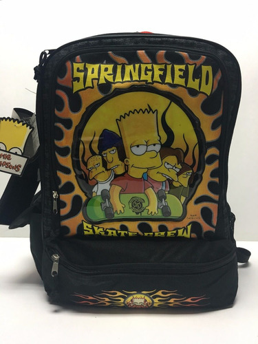 Mochila Back Pack Barth Simpson Los Simpsons Skate Crew