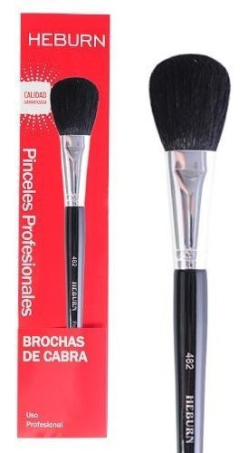 Heburn Brocha Rubor Cerda Natural Cabra Maquillaje Cod482