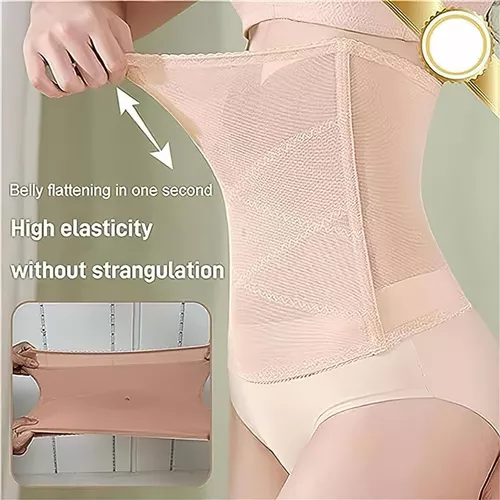 2pcs Faja De Malla Cruzada Para Moldear La Cintura