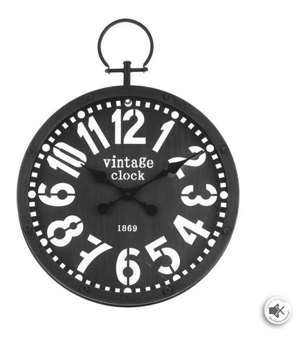 Imagen 1 de 4 de Oferta Del Dia Reloj Pared 137466 Negro 45cm F1 Technologies