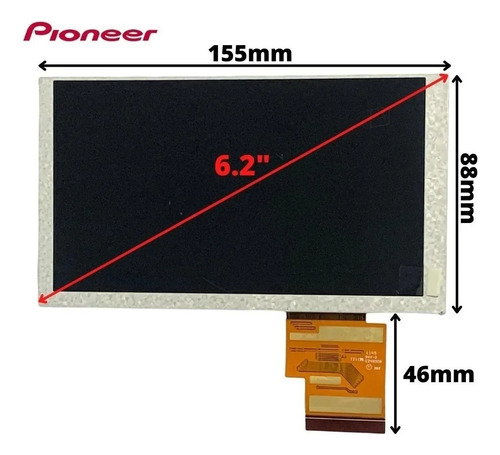 Display Lcd Original Pionner Avh-2188bt Avh-228bt Dmh-a248bt