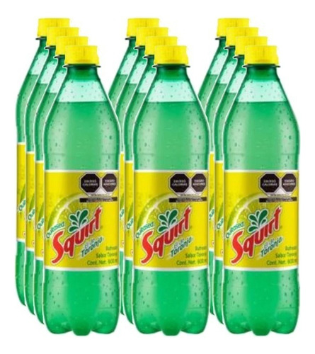 Refresco Squirt Sabor Toronja 600 Ml (12piezas)