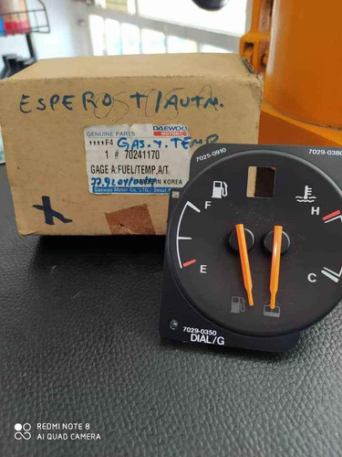Reloj Gasolina Y Temperatura Espero Automático Original