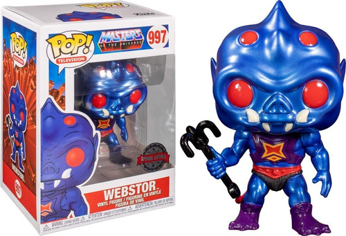 Funko Pop Webstor #997 Special Edition Exclusivo Metallic