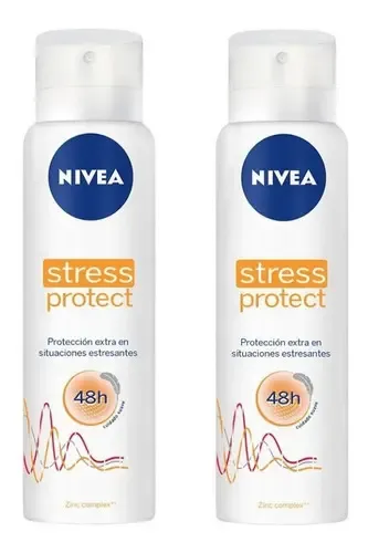 Nivea Stress Protect Deo Roll-On – 3er Pack, 48h Schutz, Ohne Farbstoffe, Dermatologisch Getestet