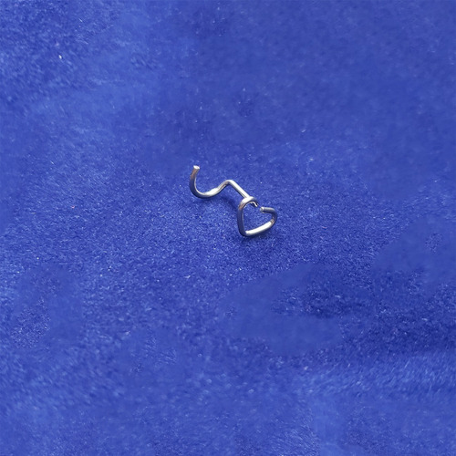 Piercing Nariz Nostril Titanio Cola De Puerco
