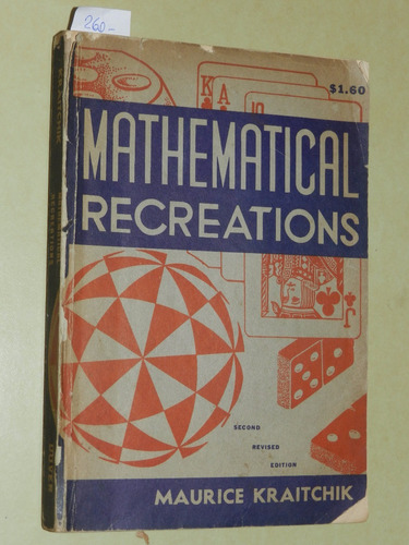 * Mathematical Recreations - M Kraitchik  - L035