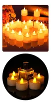 Comprar Velas Led X 24u Con Pilas Incluidas Luz Calida Decoracion