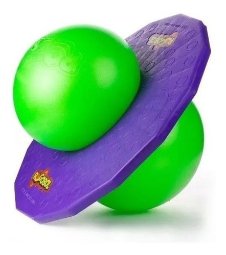Brinquedo Infantil Pogobol Verde E Roxo Estrela Original