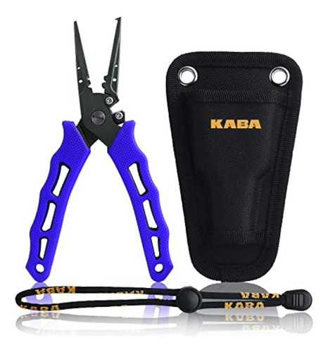 Kaba Fishing Pliers Stainless Steel Hook Removers Crimper