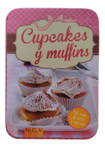 Recetario Cupcakes Y Muffins 50 Fichas De Recetas En Lata