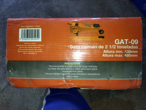 Gato Caiman Grande De 2 1/2 Toneladas Nuevo En Su Caja