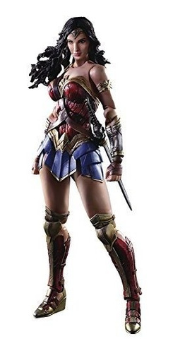 Figura De Acción Play Arts Kai Wonder Woman De La Película