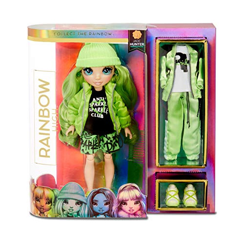 Muñeca De Moda, Rainbow High, Ropa Verde, 2 Atuendos