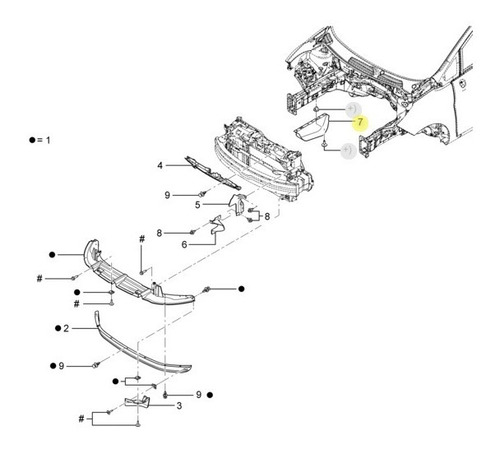 Cubierta Motor Delantera Ford Fiesta Kinetic 10 11 12