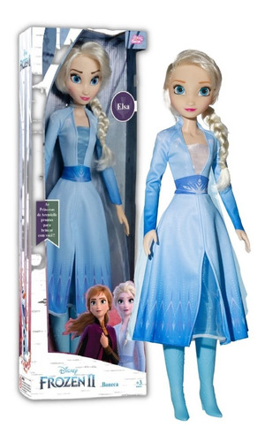 Boneca Articulada My Size Elsa Frozen2 55cm Disney Original