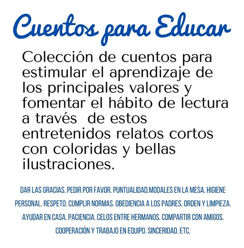 Set De 4 Cuentos Para Educar