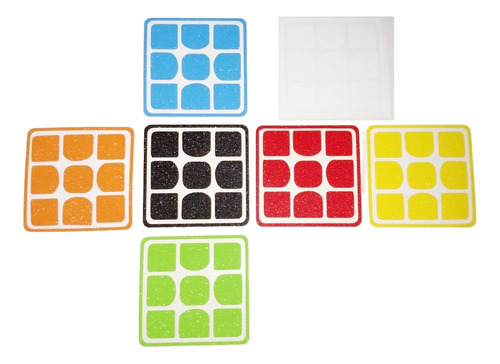 Cubo Rubik Stickers Valk 3 Granito Clasicos O Pastes