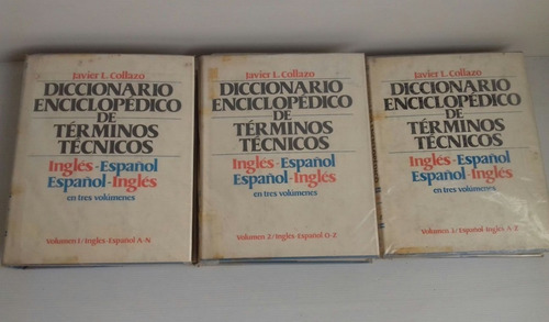Diccionario Enciclopedico Terminos Tecnicos Ingles Español