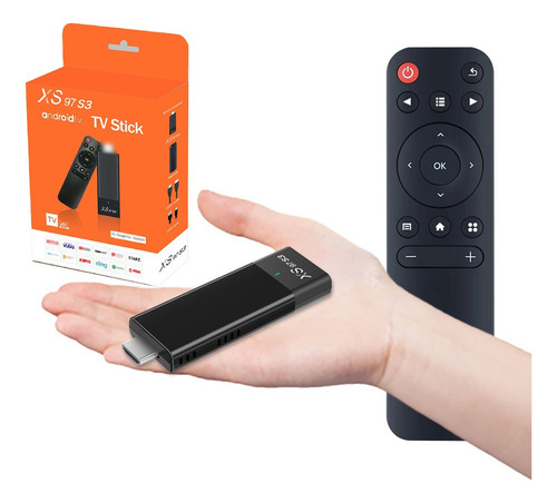 Xs97s3tv Tv Stick 4k Streaming Chromecast De Voz Android Tv