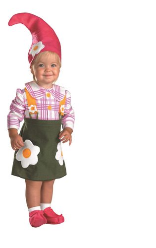 Disfraz De Jardin De Flores Gnome Toddler Costume