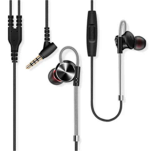 Auriculares In Ear Con Microfono Doble Bobina Hi Fi Qkz Dm10