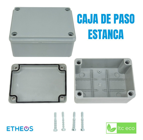 Imagen 2 de 9 de Caja De Paso Luz Estanca Exterior 160x120x80 Pvc Electricas