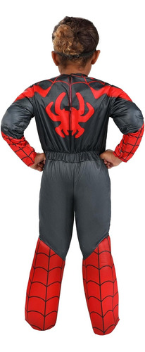Marvel Spidey Disfraz Miles Spin Morales Para Niño Talla 3 A 4 Jazwares