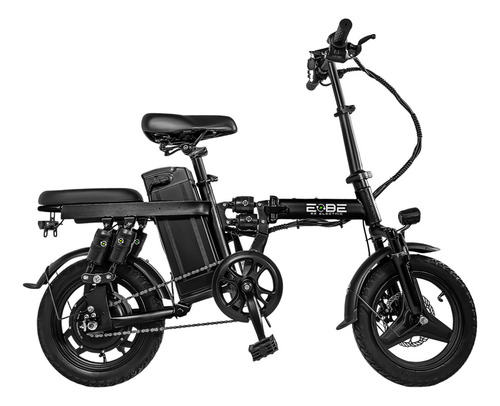 Bicicleta E-be Electrica Plegable E-flex Pro 750w 35km/h Color Negro