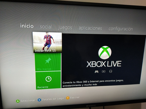 Xbox 360 Slim Original + Juego + Joystick + Fuente 220v