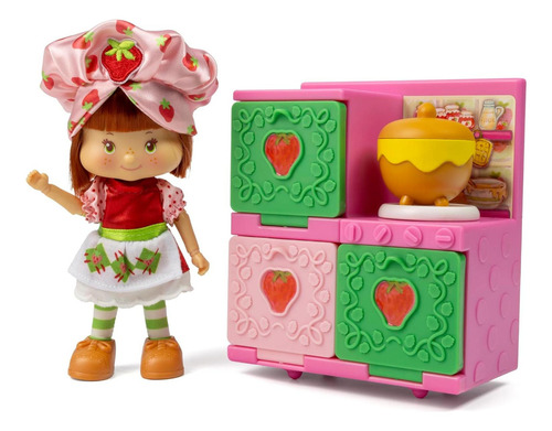 Muñeca Strawberry Shortcake + Juego De Horneado 32 Piezas