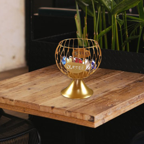 Organizador De La Cesta Del Café Expreso De La S Oro