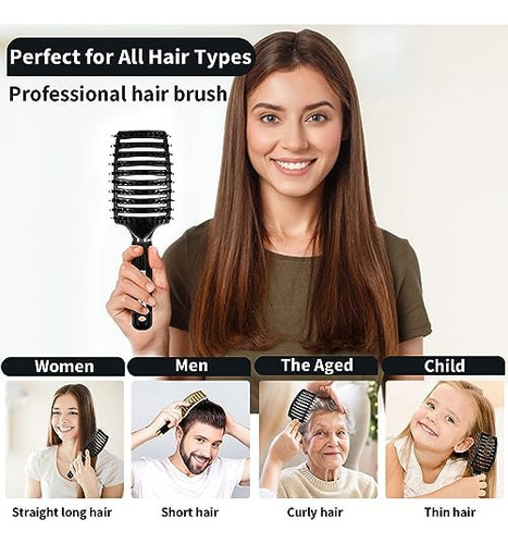 Cepillo Para Desenredar El Cabello, 2 Uds.