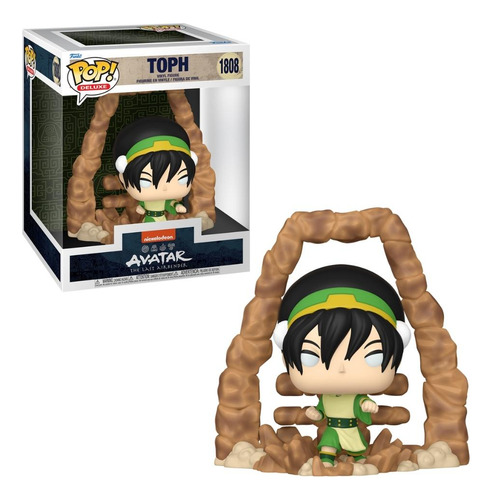 Boneco Funko Pop! Deluxe Avatar: O Último Mestre Do Ar Toph