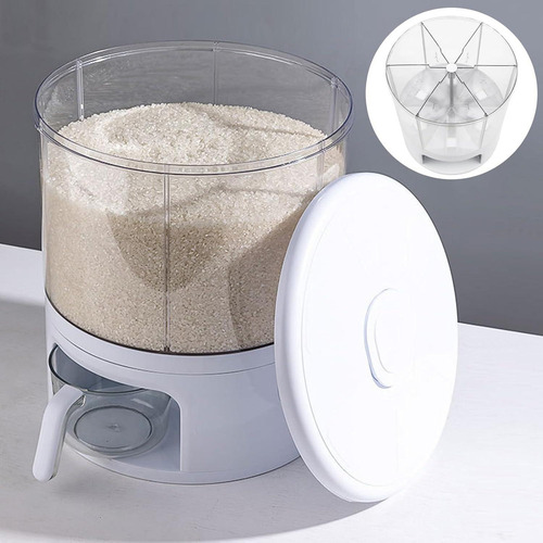 Dispensador De Granos Rotatorio 360° Juoptgj 11kg 6
