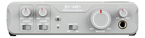 Interface de áudio USB de 2 canais Boya Color Black