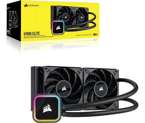 Refrigeración Líquida Cpu Corsair H100i Rgb Elite