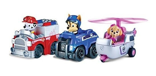 Paquete De 03 Vehículos - Paw Patrol Rescue Racers