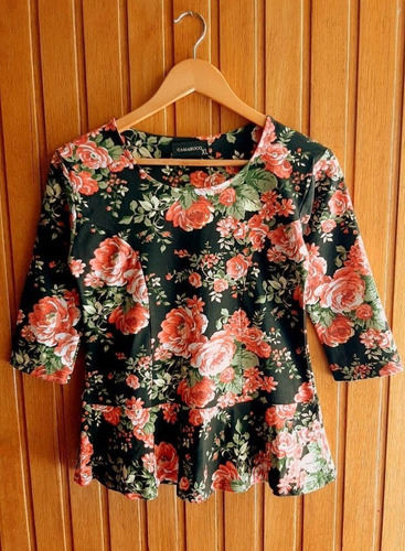Remera Mangas 3/4 Estampada