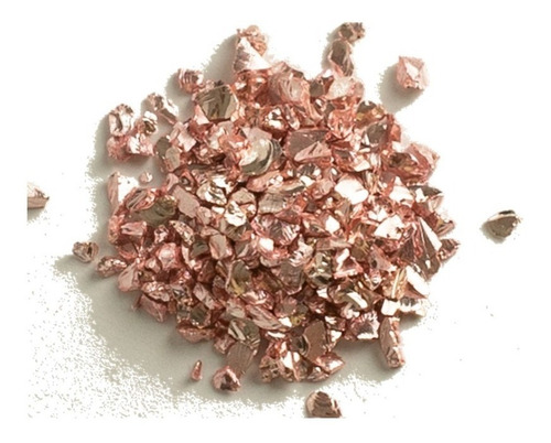 Piedra Cristal Tritu Resina Art Decorativo 5 Gramos Color Rosa