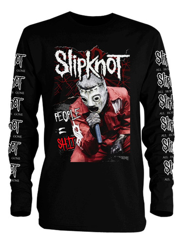 Slipknot People = Shit Playera Manga Larga Murderdolls Korn