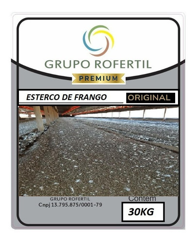 30kg = Esterco De Frango Flores Plantas Hortas Plantas