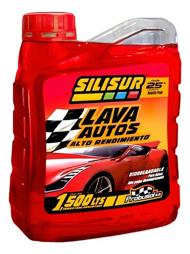 Shampoo Lava Autos Premium Silisur 1.5lt Pack 4un