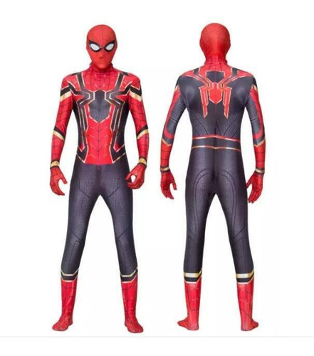 Cn Disfraz De Iron Spiderman For Niños Y Adultos