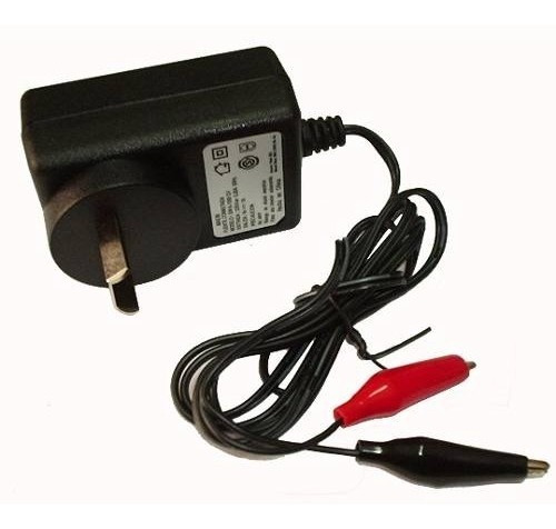 Imagen 1 de 3 de Cargador De Baterias De Gel 12v 1ah Alarmas Juguetes